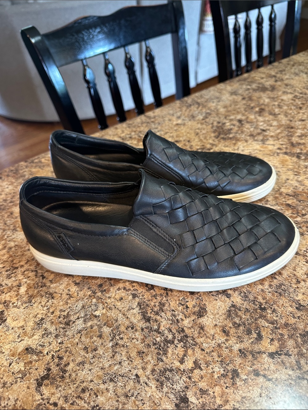 ECCO LEATHER LOAFER SNEAKERS WOMENS 40 9